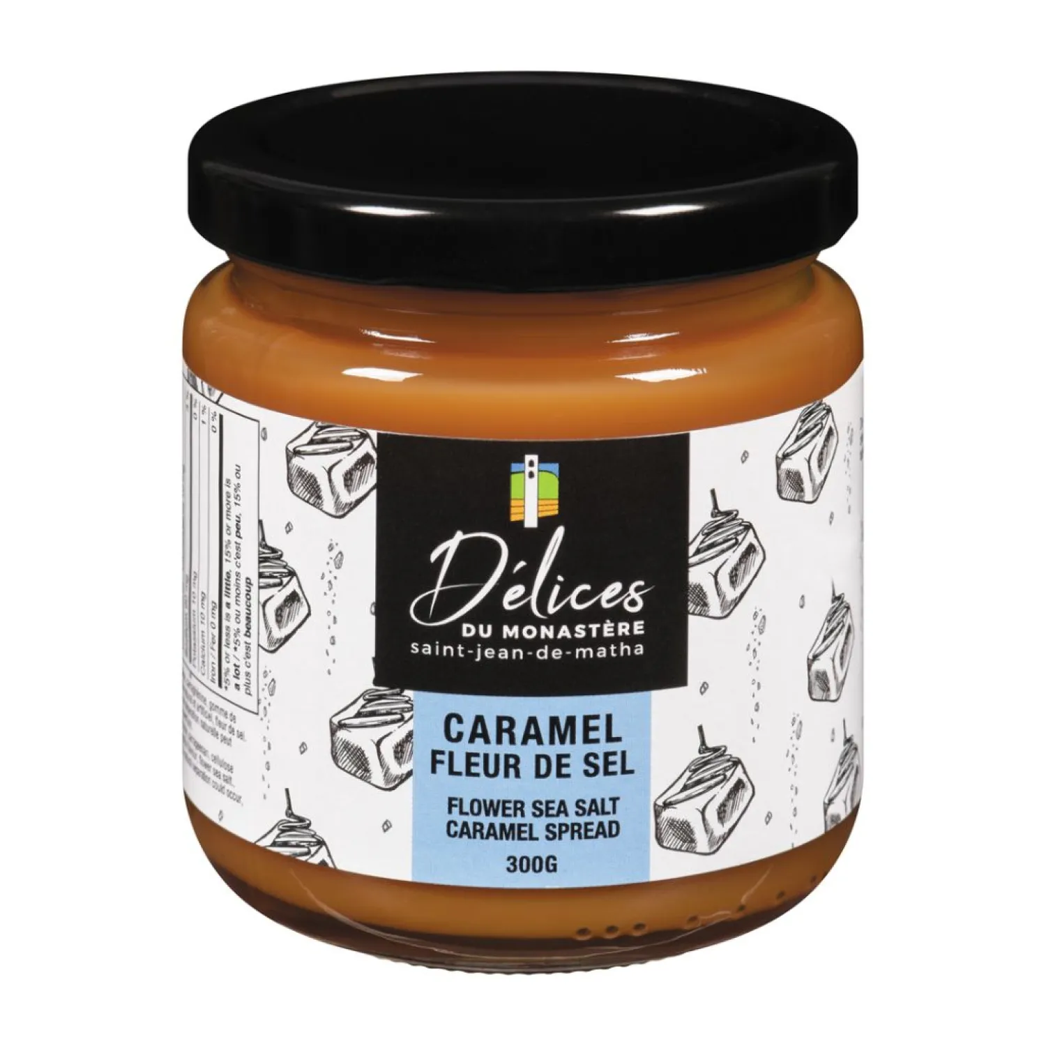 Ma Caféine Food & Snacks | Quebec Products>Abbaye Val Notre-Dame | Caramel fleur de sel 300g