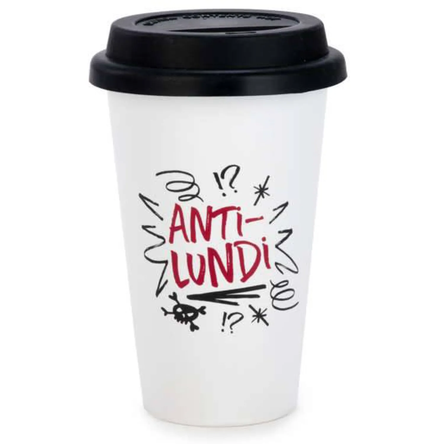 Ma Caféine Ceramic Mugs | Message Mugs>Anti Monday Travel Mug