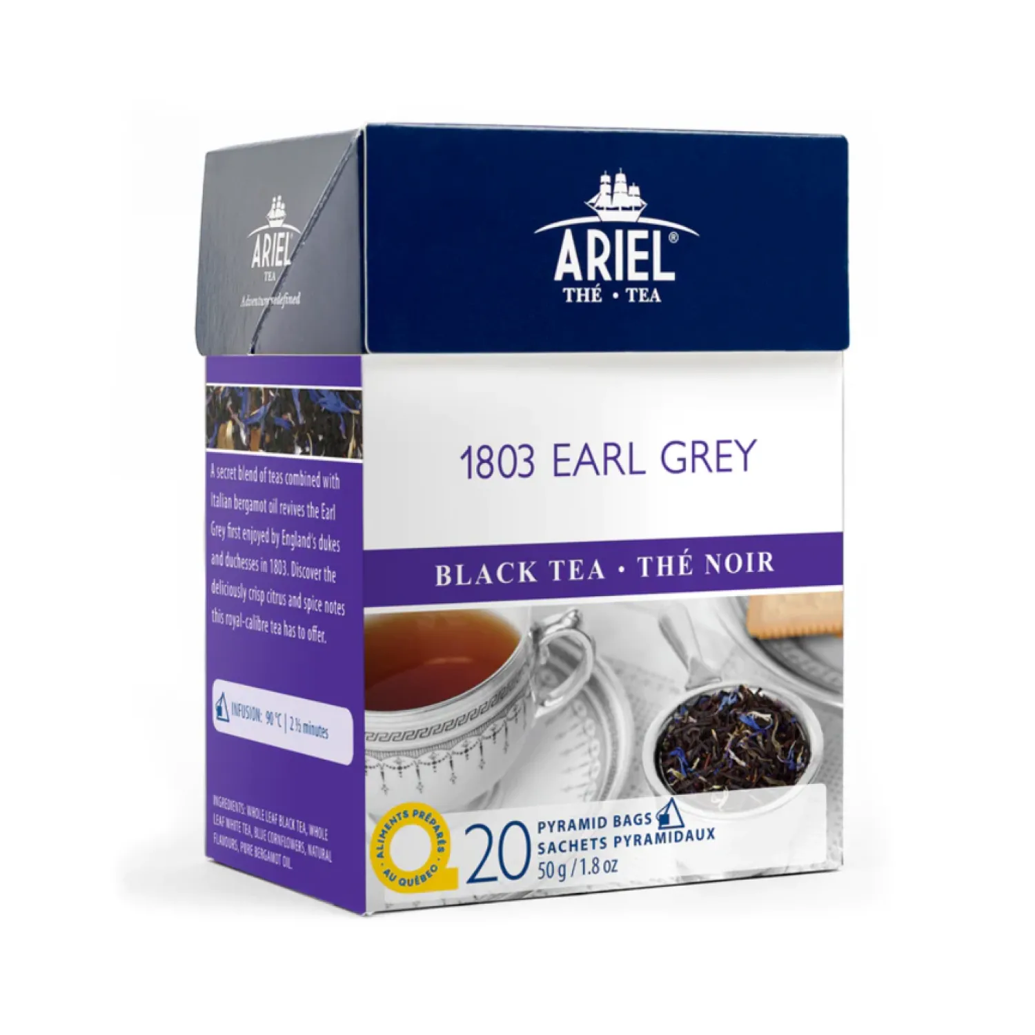 Ma Caféine In Bag>Ariel | 1803 Earl Gray Black Tea - 20 bags