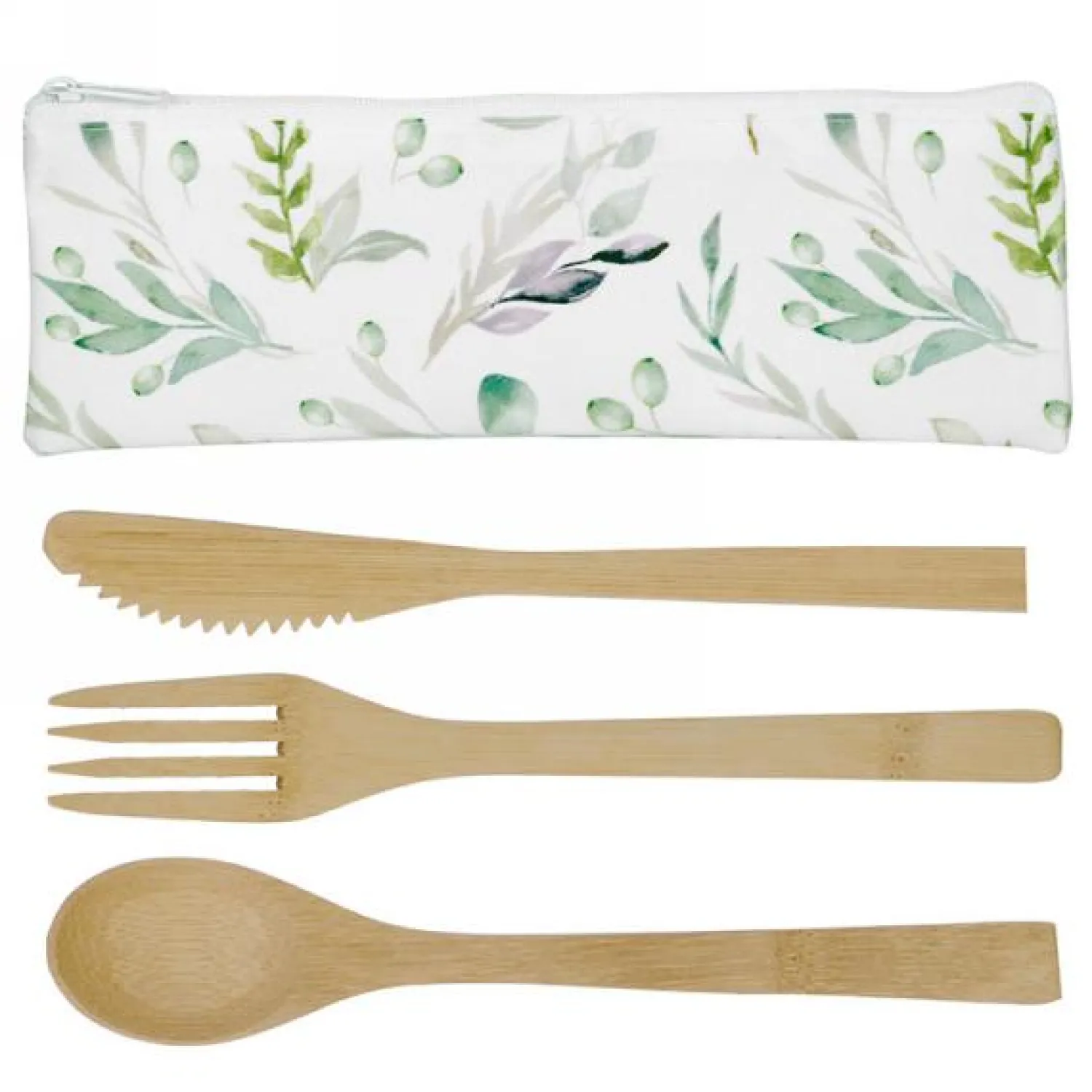 Ma Caféine Camping | Bamboo Products>Bamboo utensils and pouch