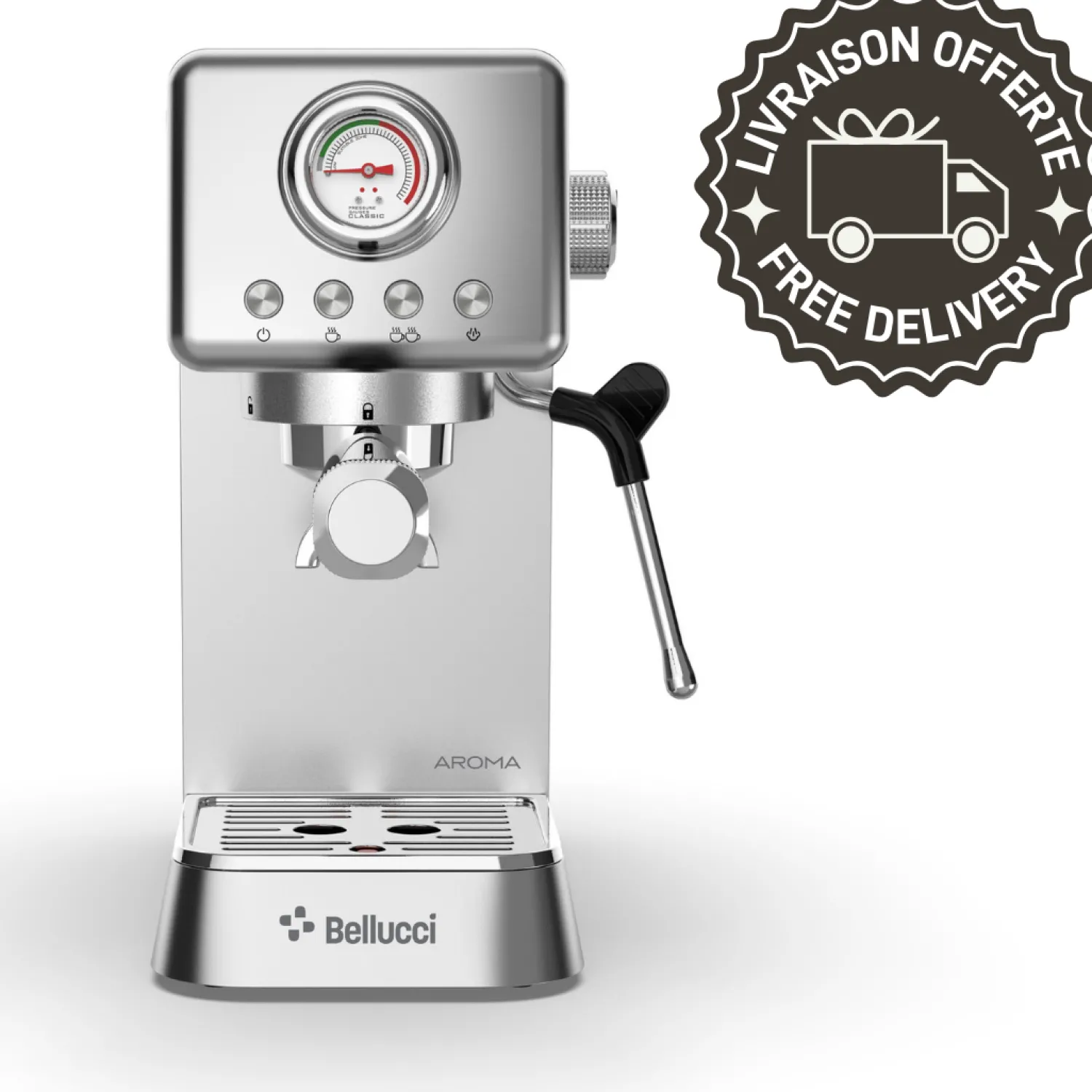 Ma Caféine Bellucci | Manual>Bellucci | Aroma compact semi-automatic manual coffee machine