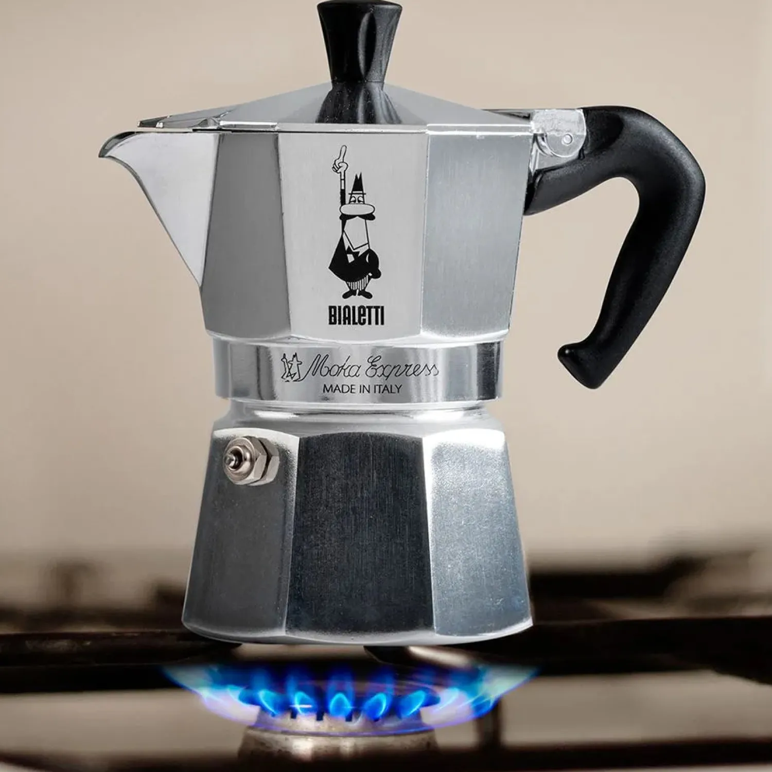 Ma Caféine Italian Percolator>Bialetti | Moka Express 6 tasses - Tricolor - 270ml