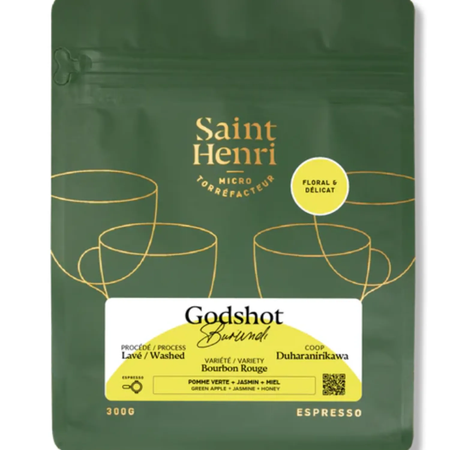 Ma Caféine St Henri Coffee | Coffee Beans>Café Saint-Henri | Godshot 300g