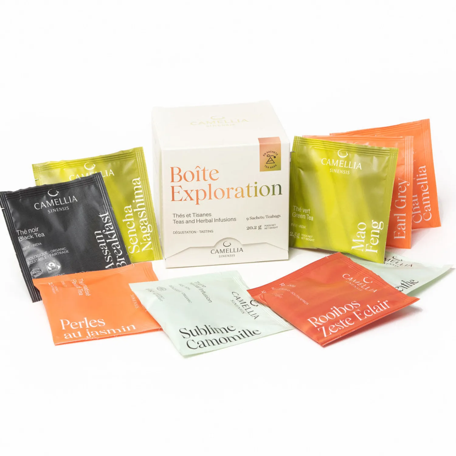 Ma Caféine Hostess Gifts | In Bag>Camellia Sinensis | Exploration box of 9 tea and herbal tea bags