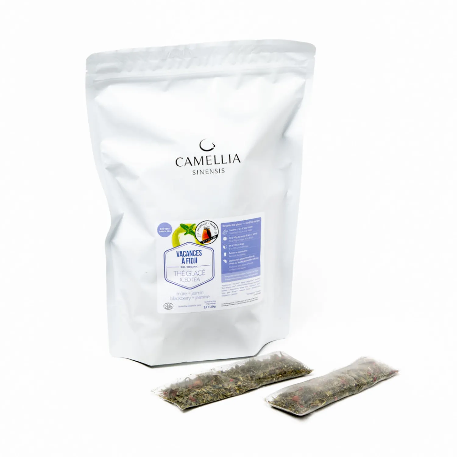 Ma Caféine Iced Teas | Green Teas>Camellia Sinensis | Organic Fiji Holiday Iced Tea - 25 servings of 2 Liters