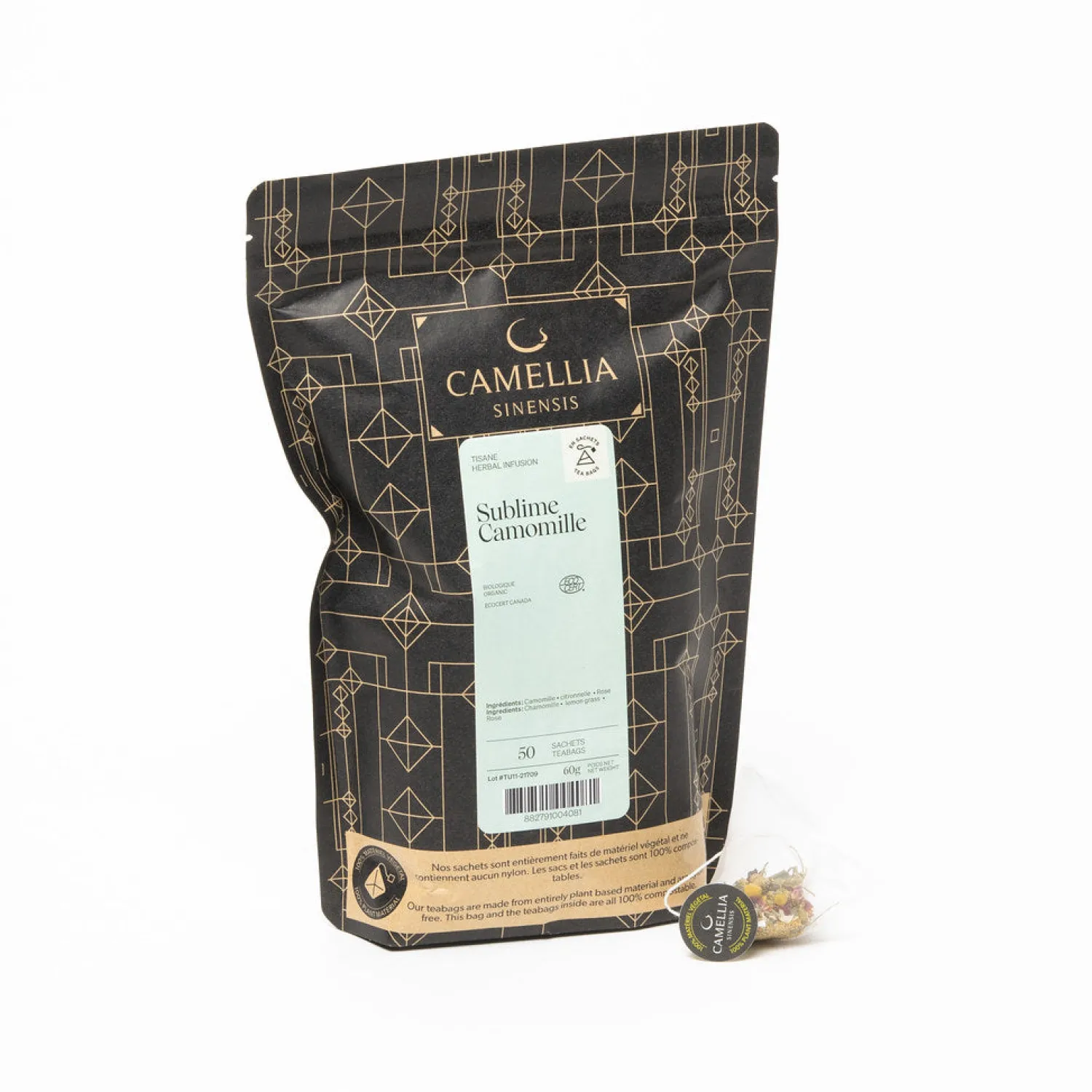 Ma Caféine Herbal Teas | In Bag>Camellia Sinensis | Sublime Organic & Fair Trade Chamomile (50 sachets)