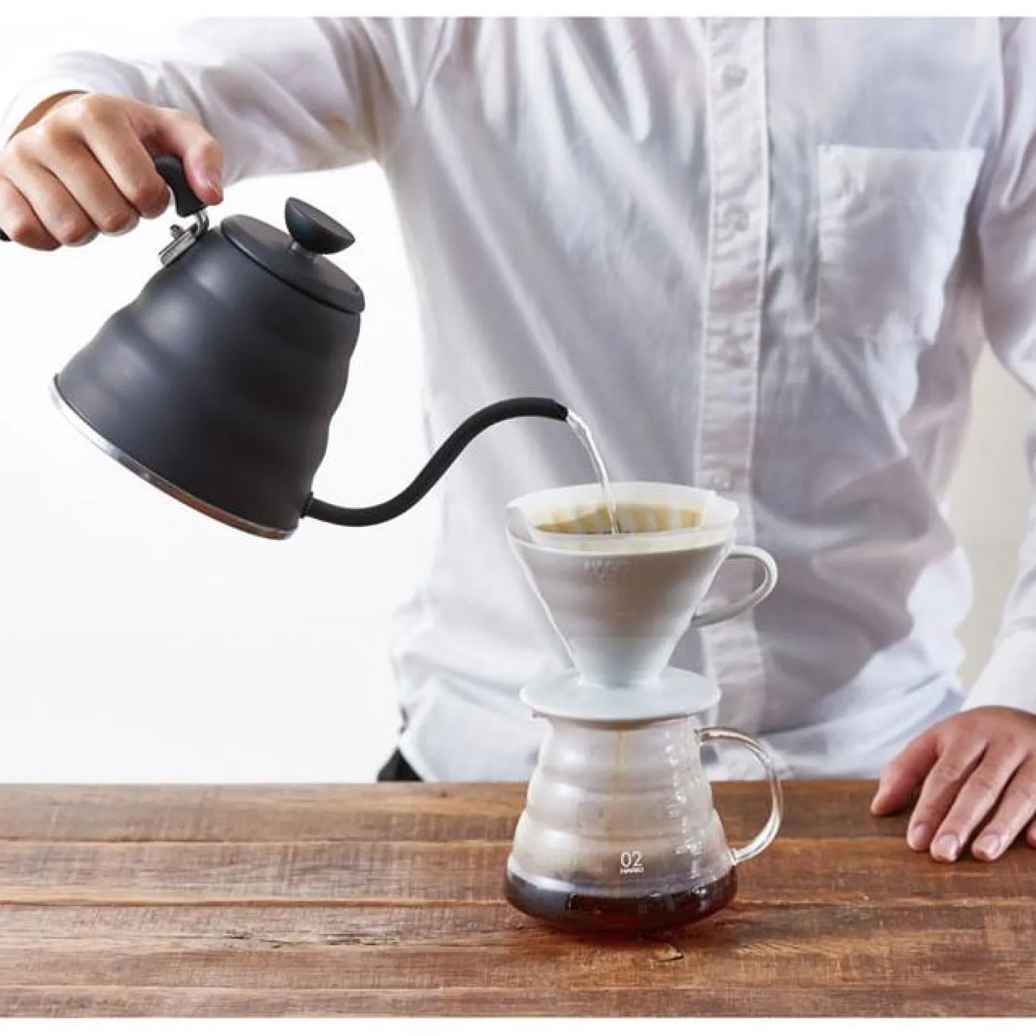 Ma Caféine Barista Tools | Barista Tools>Hario | Buono 1.2L black kettle