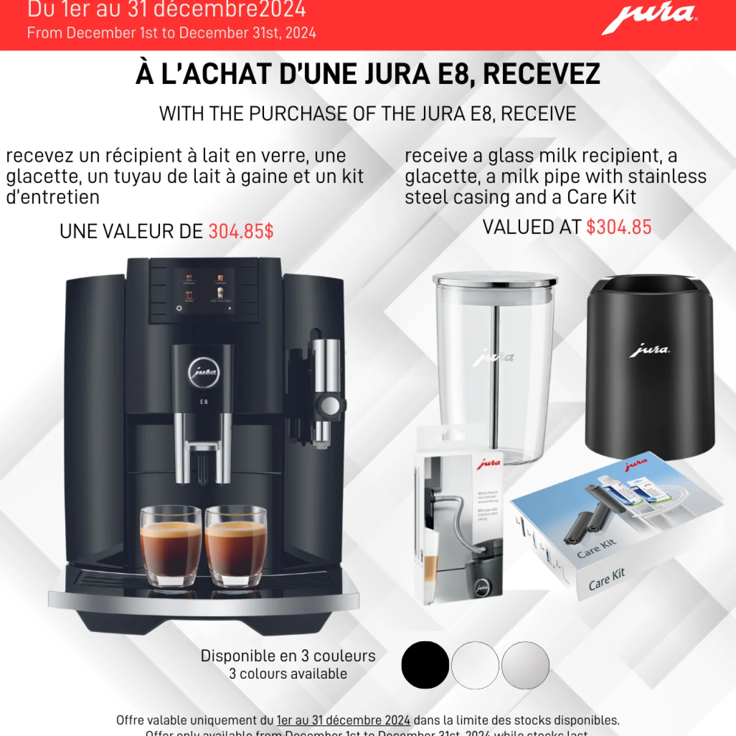 Ma Caféine Jura | Automatic>Jura | E8 Chrome *New 2024 model*