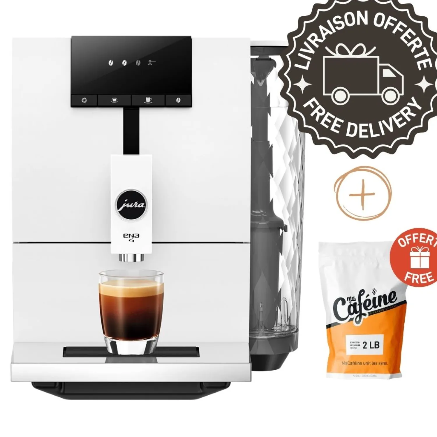 Ma Caféine Jura | Automatic>Jura | Ena 4 Nordic White