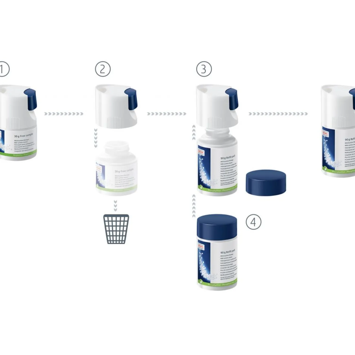 Ma Caféine Machine Maintenance>Jura | Milk cleaner in tablets for milk system 90gr
