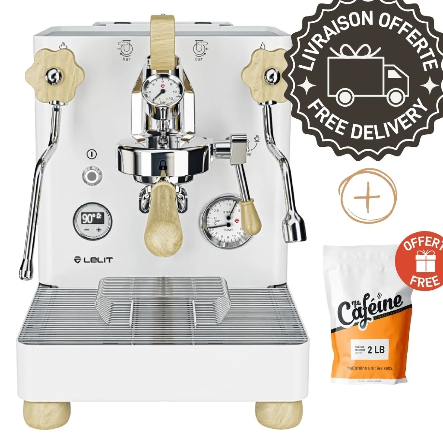 Ma Caféine Lelit | Manual>Lelit | Bianca LEPL162TCW White
