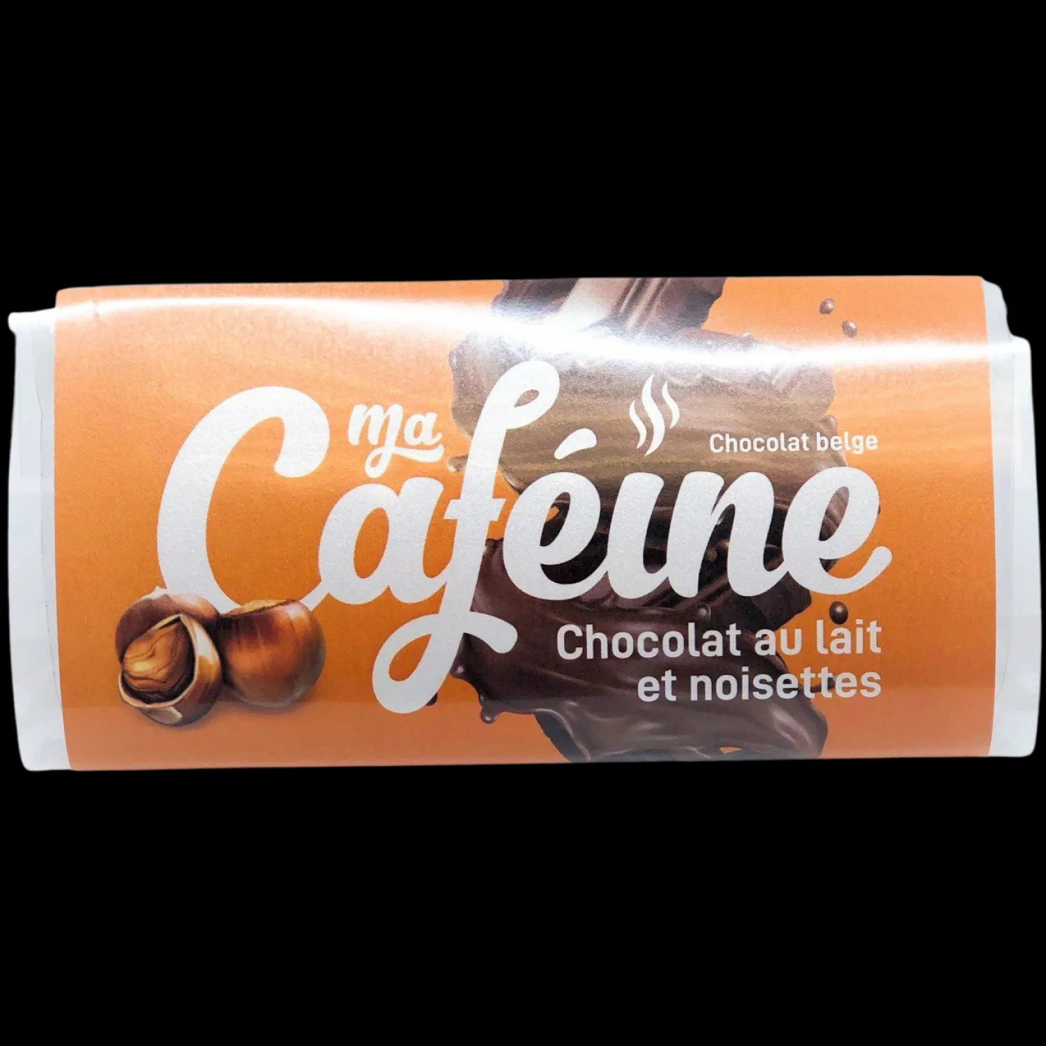 Ma Caféine Food & Snacks | Quebec Products>My Caffeine | Milk Chocolate Bar with Hazelnuts