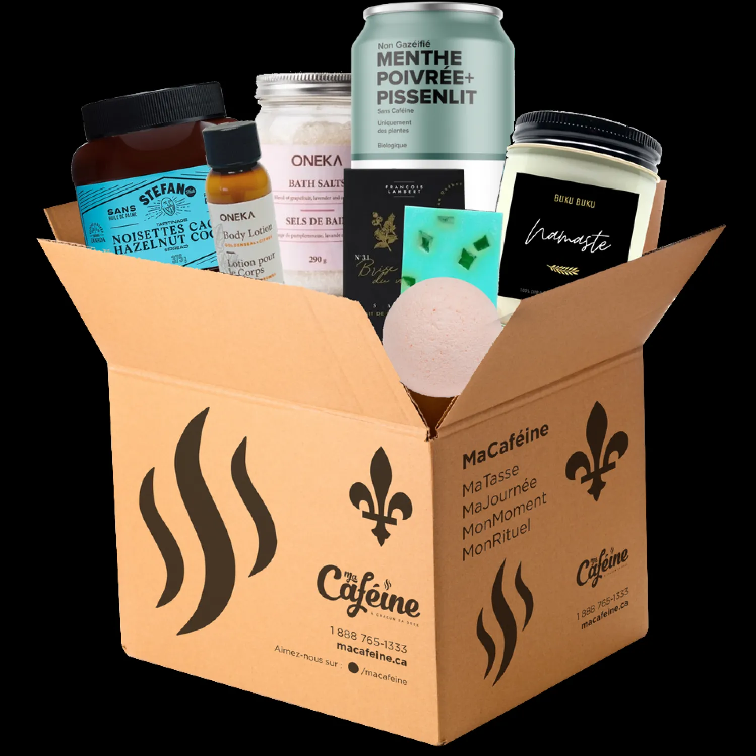 Ma Caféine Ma Caféine Gifts Boxes | I Am Candles>The Wellness Box