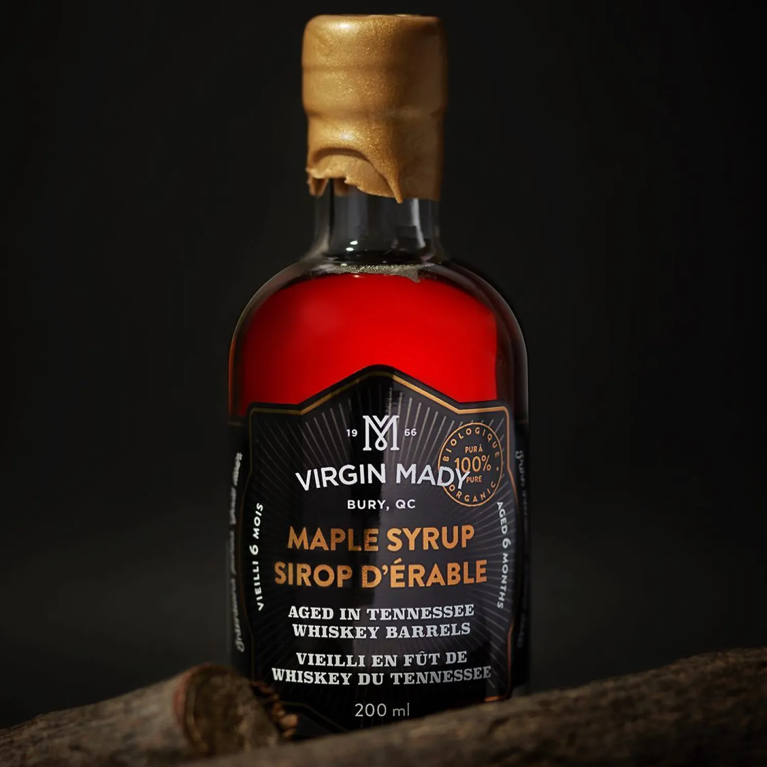 Ma Caféine Flavored Syrups & Sauces | Food & Snacks>Virgin Mady | Organic maple syrup aged 6 months in whiskey barrels - 200ml